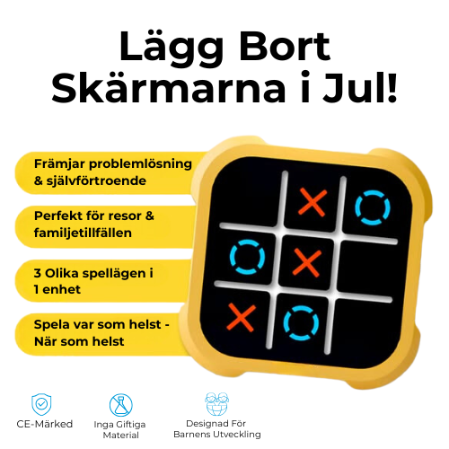 Tic Tac Toe Bolt - Mer kvalitetstid med barnen